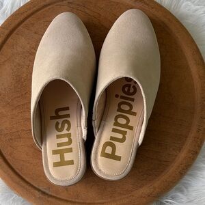 Hush Puppies Women's Tan Mules